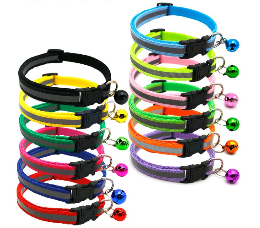 Reflective Pet Collar with Bell