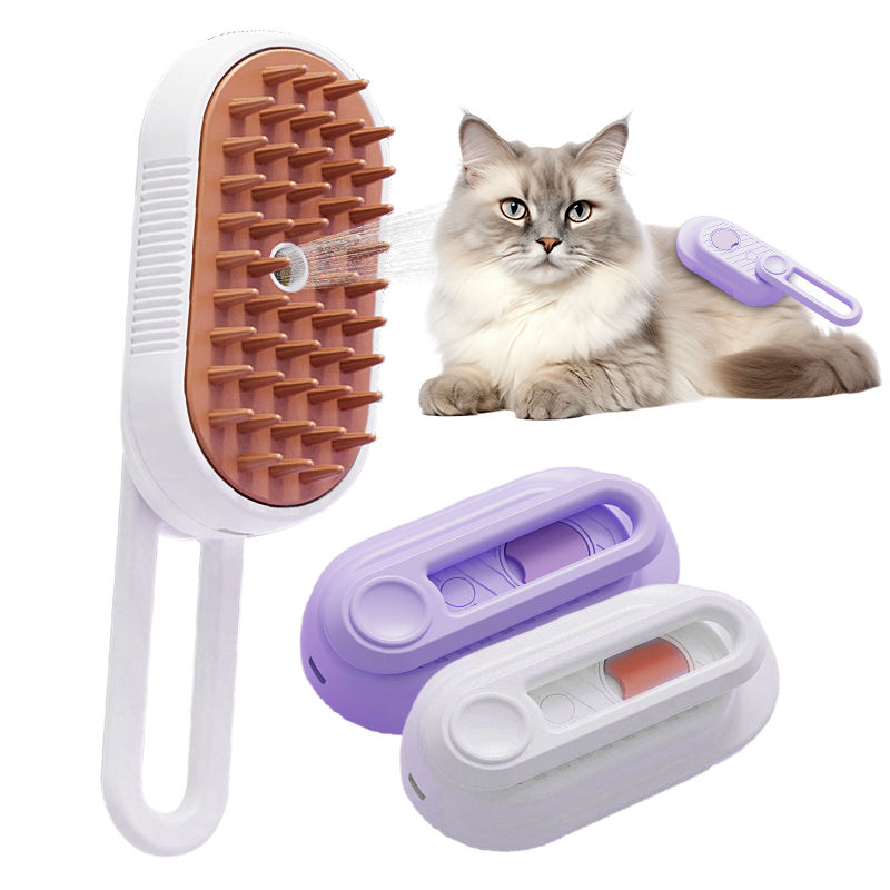 带水箱的电动猫咪美容刷