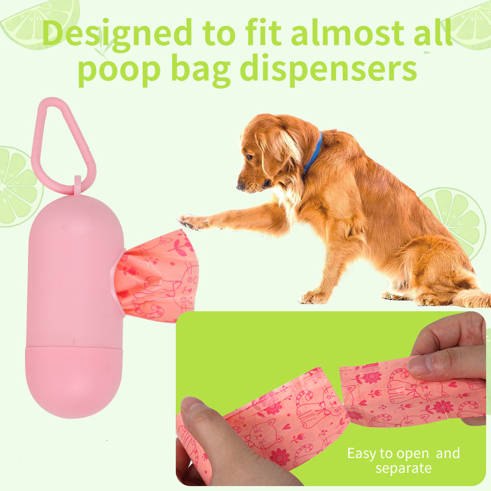 60 Rolls of Biodegradable Dog Poop Bags (Lemon Scented)