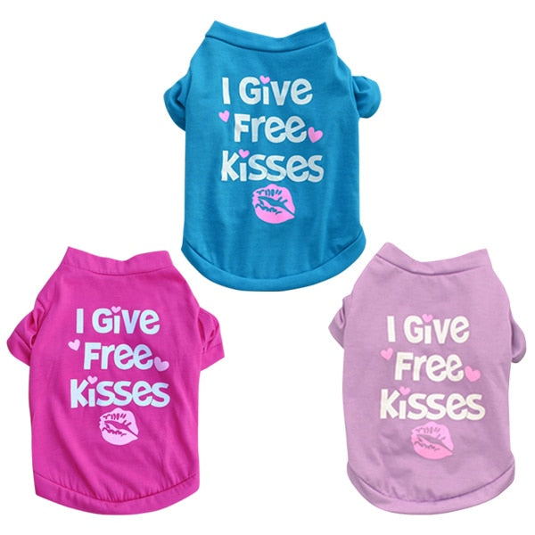 Cute Cotton Short-Sleeve T-Shirt for Dogs