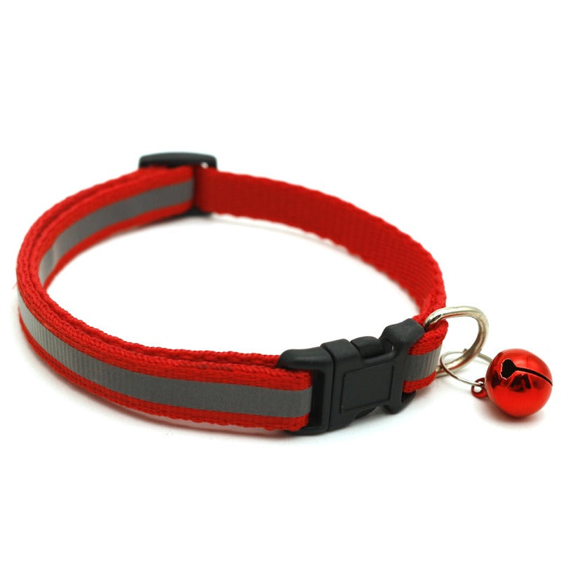 Reflective Pet Collar with Bell