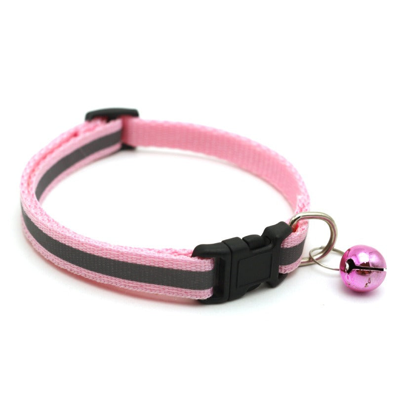 Reflective Pet Collar with Bell