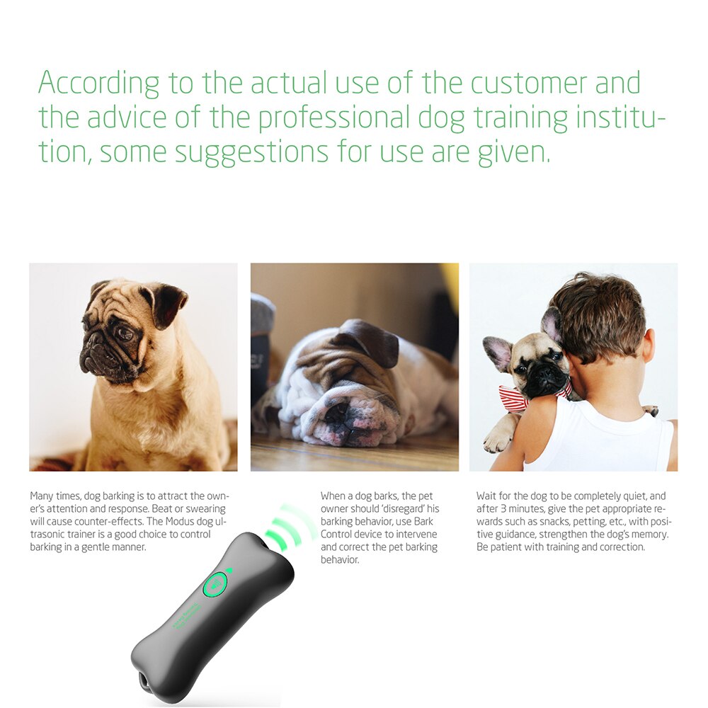 Rechargeable Ultrasonic Dog Repeller & Trainer