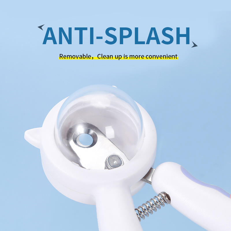 Stainless Steel Pet Nail Clipper (Splash-Proof)