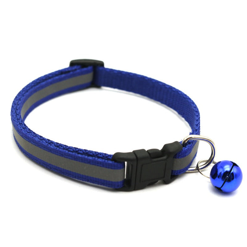 Reflective Pet Collar with Bell