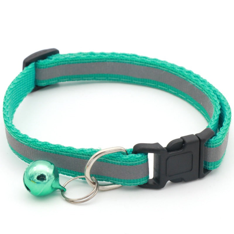 Reflective Pet Collar with Bell