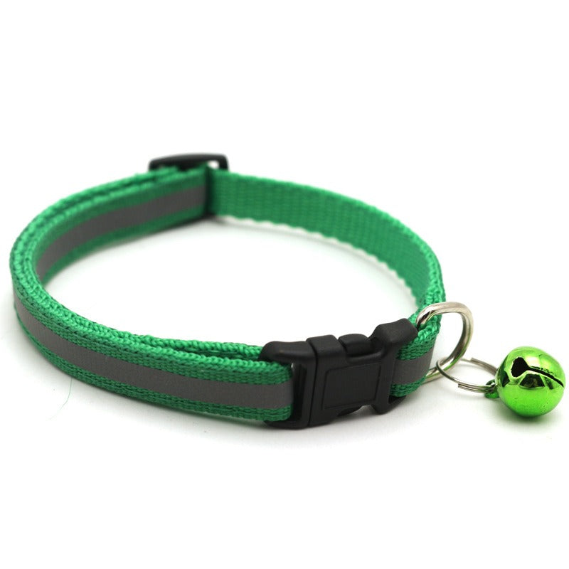 Reflective Pet Collar with Bell