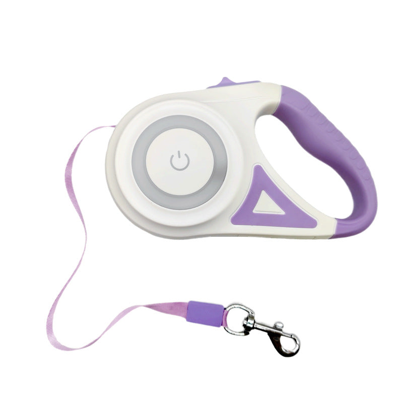 3M/5M LED Retractable Dog Leash with Touch Switch