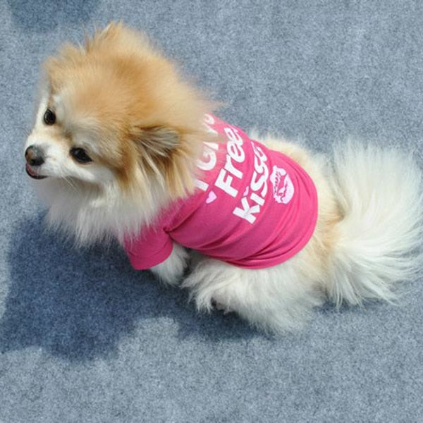Cute Cotton Short-Sleeve T-Shirt for Dogs