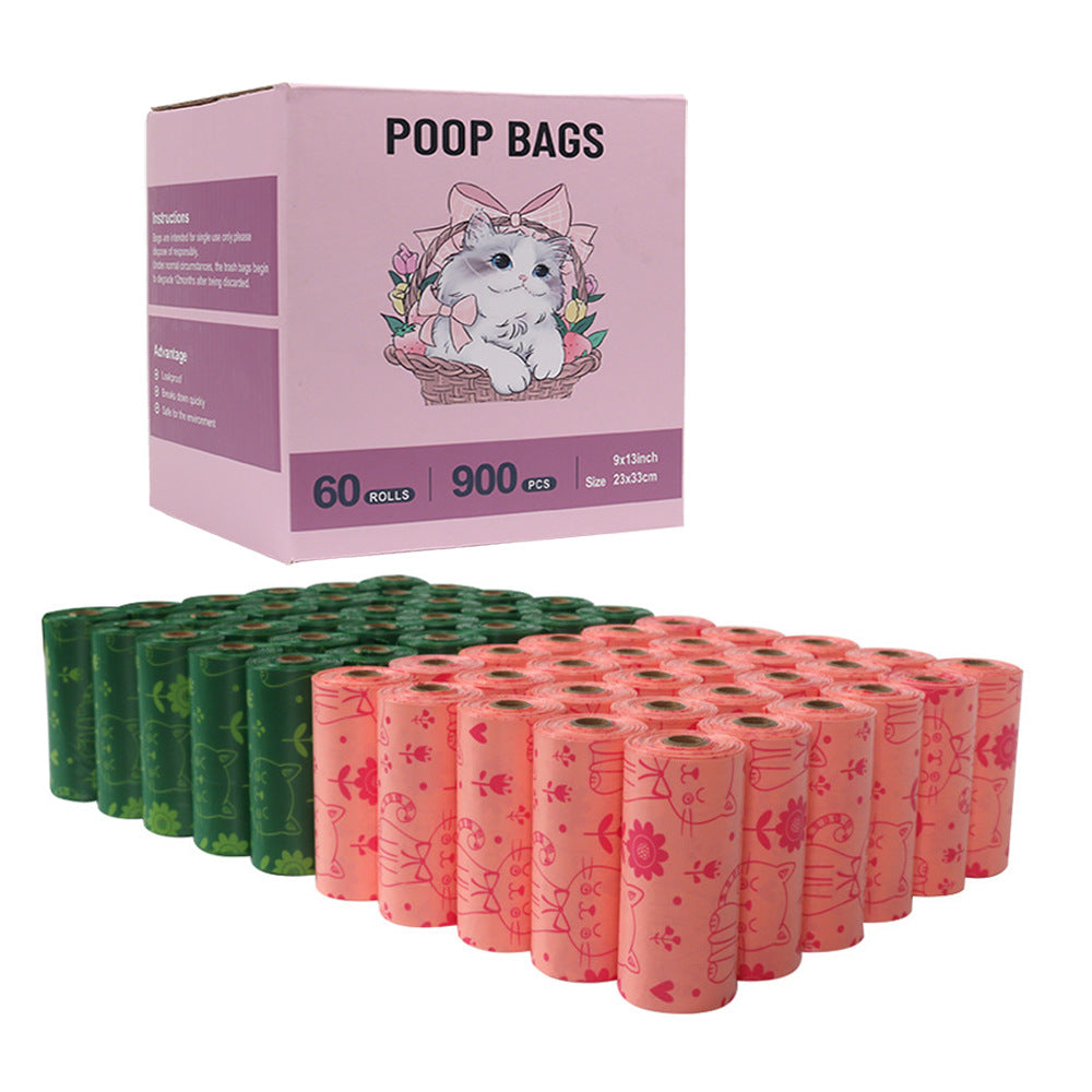 60 Rolls of Biodegradable Dog Poop Bags (Lemon Scented)