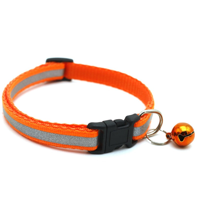 Reflective Pet Collar with Bell