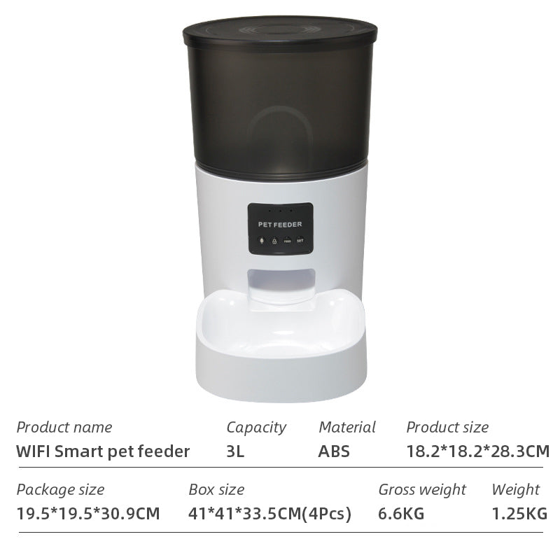 WiFi Smart Automatic Pet Feeder with App Control