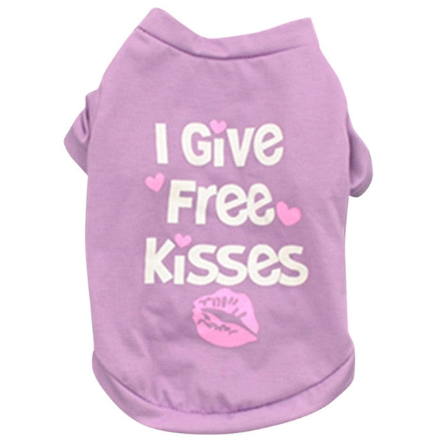 Cute Cotton Short-Sleeve T-Shirt for Dogs