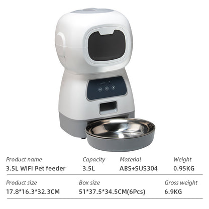 WiFi Smart Automatic Pet Feeder with App Control