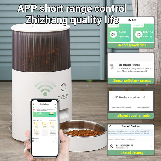 Smart Automatic Pet Feeder with Timer & Portion Control