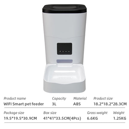 WiFi Smart Automatic Pet Feeder with App Control