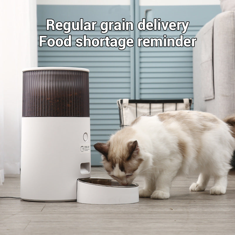 Smart Automatic Pet Feeder with Timer & Portion Control