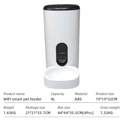 WiFi Smart Automatic Pet Feeder with App Control