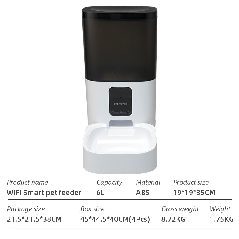 WiFi Smart Automatic Pet Feeder with App Control