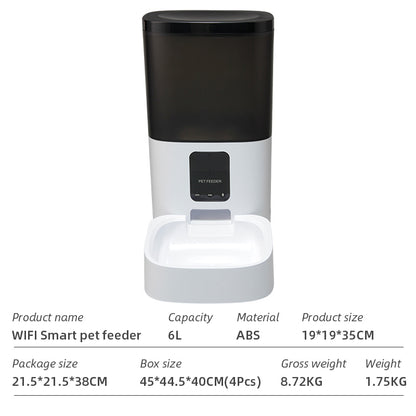 WiFi Smart Automatic Pet Feeder with App Control