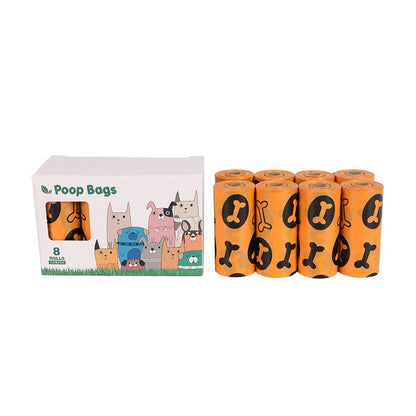 Orange & Green Biodegradable Dog Poop Bags