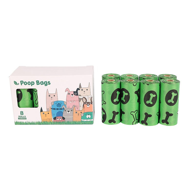 Orange & Green Biodegradable Dog Poop Bags