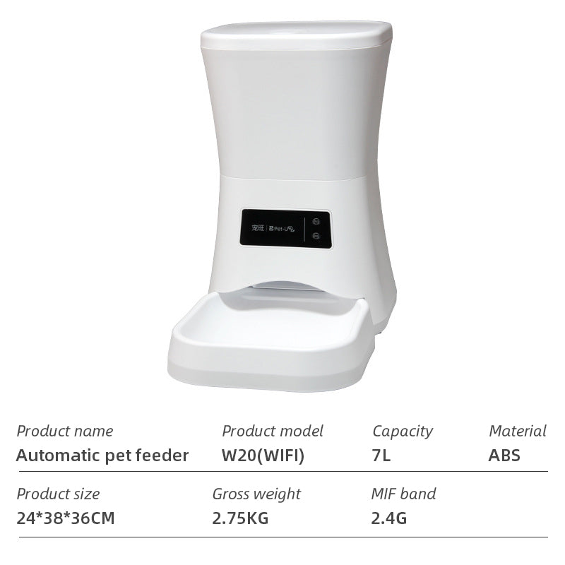 WiFi Smart Automatic Pet Feeder with App Control