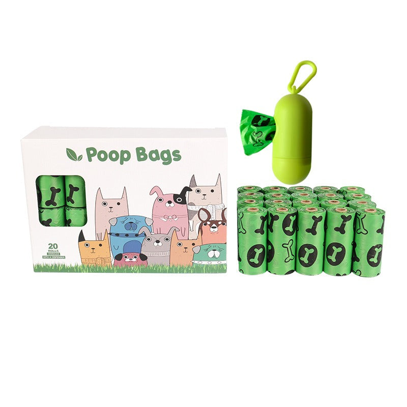 Orange & Green Biodegradable Dog Poop Bags