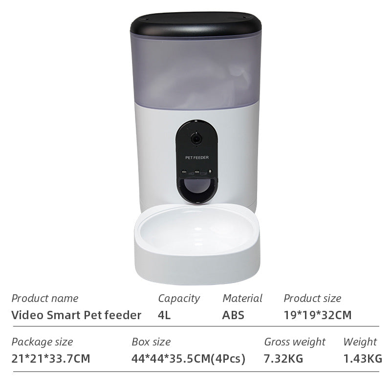 WiFi Smart Automatic Pet Feeder with App Control