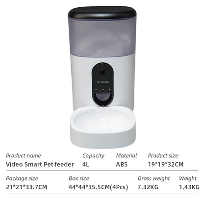 WiFi Smart Automatic Pet Feeder with App Control