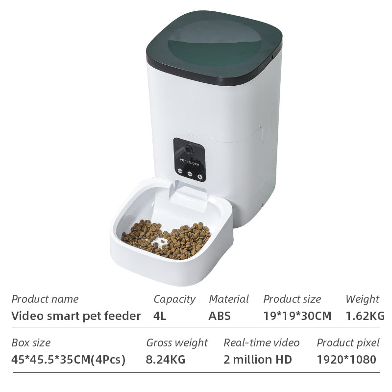 WiFi Smart Automatic Pet Feeder with App Control