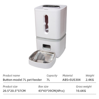 WiFi Smart Automatic Pet Feeder with App Control