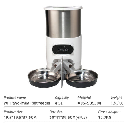 WiFi Smart Automatic Pet Feeder with App Control
