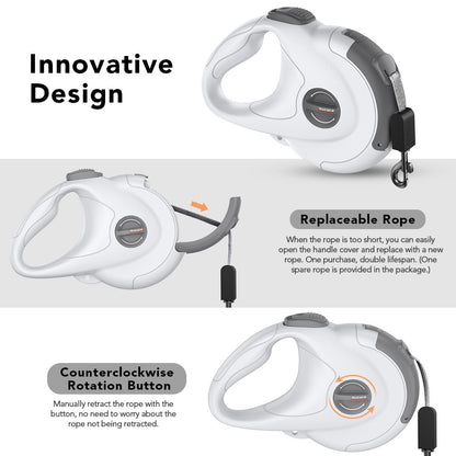 Reflective Retractable Dog Leash (Tangle-Free)