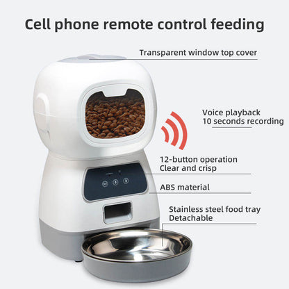 WiFi Smart Automatic Pet Feeder with App Control