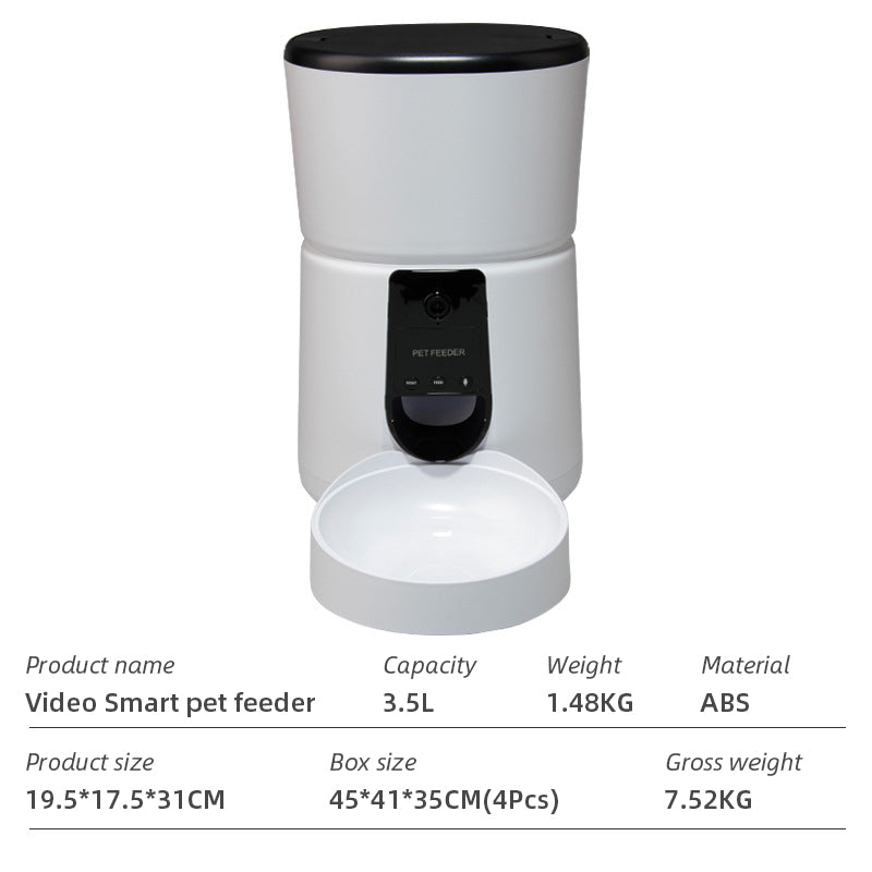 WiFi Smart Automatic Pet Feeder with App Control