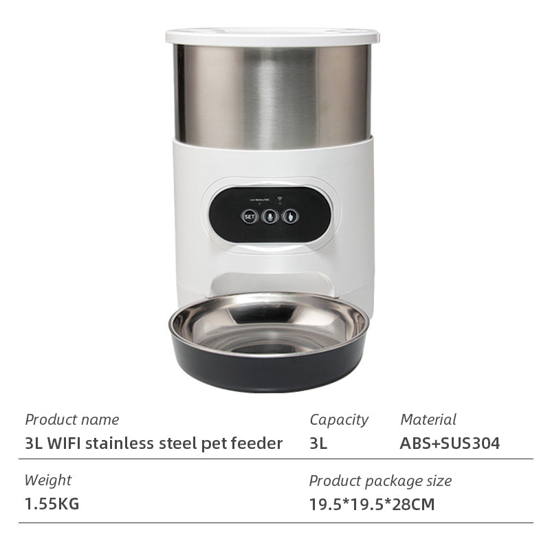 WiFi Smart Automatic Pet Feeder with App Control