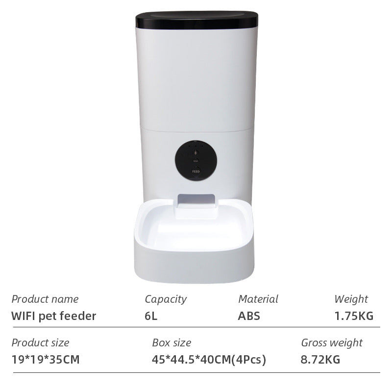 WiFi Smart Automatic Pet Feeder with App Control