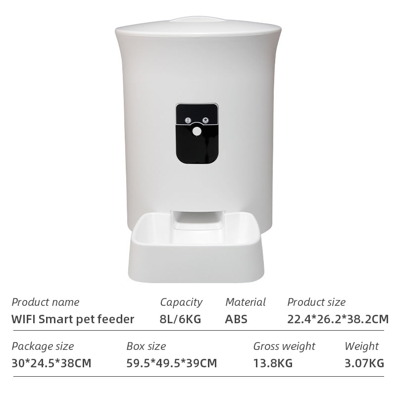 WiFi Smart Automatic Pet Feeder with App Control