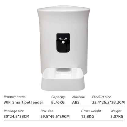 WiFi Smart Automatic Pet Feeder with App Control