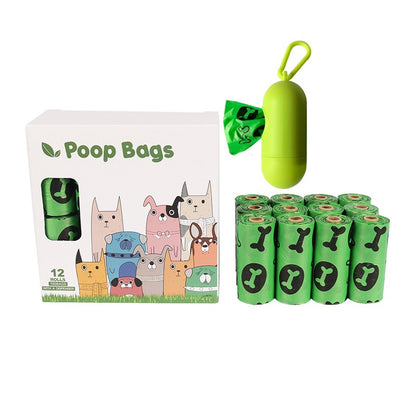 Orange & Green Biodegradable Dog Poop Bags