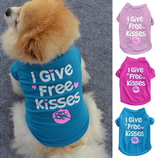 Cute Cotton Short-Sleeve T-Shirt for Dogs