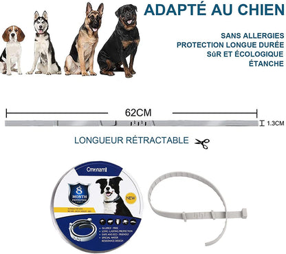 Adjustable Anti-Flea & Tick Collar for Dogs and Cats
