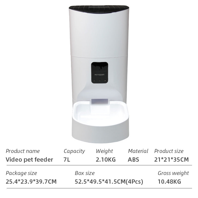 WiFi Smart Automatic Pet Feeder with App Control