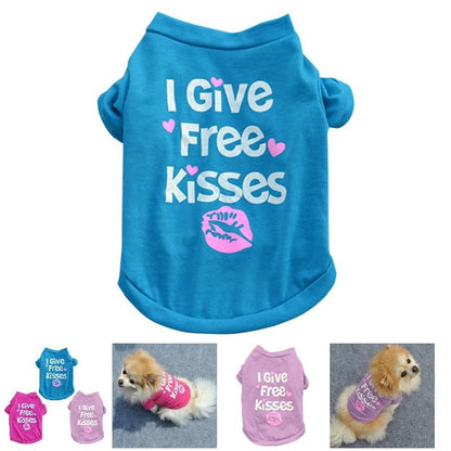 Cute Cotton Short-Sleeve T-Shirt for Dogs